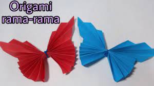 Se deschid si patratele mici inca inchise… Cara Buat Origami Rama Rama Youtube