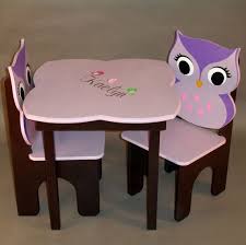 Owl Little Girls Table And Owl Chair Set Owl Room Owl Nursery Baby Girl Room