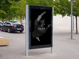 Billboard Poster Mockup For Advertisement Poster Mockup Psd Poster Mockup Mockup
