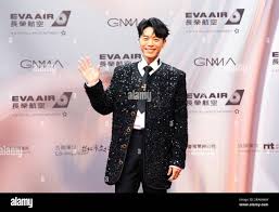 Taiwanese singer William Wei poses for a photo as he arrives for the 34th  Golden Melody Awards in Taipei, Taiwan, Saturday, July 1, 2023. Golden  Melody Awards is one of the world's