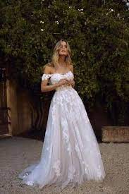 Simple A Line Off The Shoulder White Beach Wedding Dresses Us 219 99 Vppcclly7m Dresses Vi Princess Wedding Gown Off Shoulder Wedding Dress Boho Bride Dress