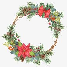 Wreath 4 Photo Frame Wreath Christmass Png Transparent Clipart Image And Psd File For Free Download Christmas Wreath Clipart Flower Frame Floral Wreath Watercolor
