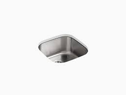 Our patented seamless drain is a key feature on all of our sinks. 14 Small Single Basin Stainless Steel Kitchen Sink 3182 Kohler