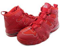 The latest iteration comes equipped will a red, leather and nubuck upper, highlighted by white and black detailing throughout. Nike Air Max 2 Cb 94 Varsity Red Ripstop House Of Hoops Exclusive Sole Collector