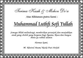 Check spelling or type a new query. Kartu Ucapan Terima Kasih Khitanan