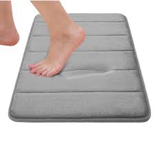 Shop for bathroom rugs in bath rugs & mats. Meidong Memory Foam Bath Mat Soft Absorbent Bathroom Rugs Non Slip Large Bath Rug Runner For Kitchen Bathroom Floors 16 X24 Grey Walmart Com Walmart Com