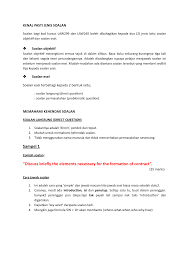 Hubungan etnik peranan kerajaan dan masyarakat via www.scribd.com. Direct Question Sampel 1 Contract Studocu