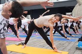 In person visit main st. Mass Yoga Events Ahead Of International Yoga Day 2 Chinadaily Com Cn