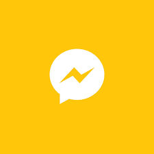 Facebook Messenger Icon Messenger Icon App Icon Design Yellow App Icon