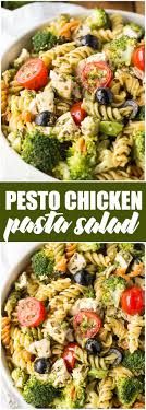 Pesto Chicken Pasta Salad Recipe Chicken Pasta Salad Recipes Pesto Chicken Pasta Pasta Recipes