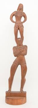 Robert hogan has the ability to capture action in a way that lets you relive memories over and over again while at the same time enjoying beautiful art. Lot 1938 Carved Wood W P A Sculpture By Robert Hogan In