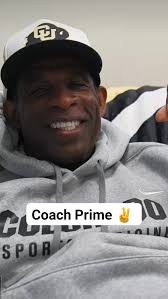 Coach Prime with a message. Guard your Peace ✌️✨️ , #respectprime 🫡 ,  #peace #fyp