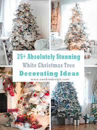 The next example of christmas tree matches well black, white and red metallic ornaments. 25 Absolutely Stunning White Christmas Tree Decorating Ideas