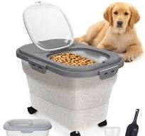 Amazon.com: YECERCAN Pet Food Container, Collapsible Dog ...