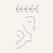 Rest On Shoulder By Augusto Bm Line Art Drawings Outline Art Line Art