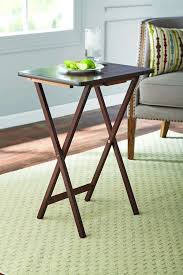 This natural wood table set is available in various colors. Mainstays 2 Pack Folding Tv Tray Table Set In Walnut Just 19 99 Reg 29 99