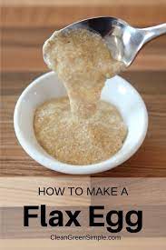 A Flax Egg Is An Egg Substitute With Two Very Simple Ingredients Ground Flax Seeds Flaxseed Meal And Water Cl Flax Seed Recipes Substitute For Egg Flax Egg
