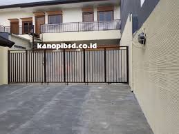 Jika anda ingin model yang lain anda bisa langsung menghubungi kami, atau anda bisa membawa contoh model pagar rumah minimalis lipat dan kami akan mengerjakan. Pagar Minimalis Tipe Lipat Kanopi Bsd