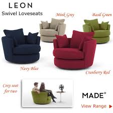 Explore 4 listings for comfy armchairs uk at best prices. Wide Fabric Loveseats Round Swivel Chairs Green Red Blue Grey