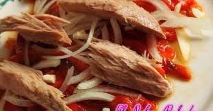 Podemos hacer la misma receta con rodajas de atún y el resultado será muy similar. Melva Con Pimientos Rojos El Dulce Paladar