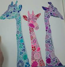 Giraffes From Millie Marotta S Animal Kingdom Colouring Book Animal Kingdom Colouring Book Millie Marotta Coloring Book Giraffe Coloring Pages