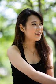 Korean Model stock image. Image of casual, outdoors, eyes