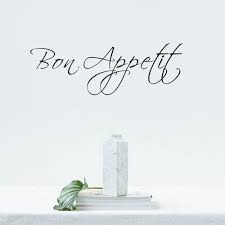 Dialogues in french and english : French Word Bon Appetit Wall Decal Kitchen Vinyl Wall Sticker Dining Room Removable Wall Decor Buy At The Price Of 1 55 In Aliexpress Com Imall Com