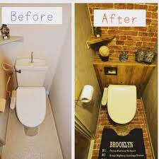 プラダンと壁紙で作る簡単タンクレス風トイレdiyをしてみました 工具不要で簡単にできます 材料も安く 2 000ほどでできます 作り方動画や材料の購入先も載せていますので ぜひ試してみてください diy動画 プラダンと壁紙で作る簡単タンクレス風トイ