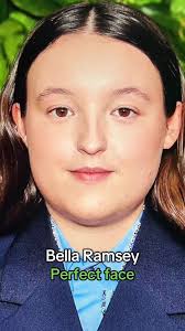 Bella Ramsey Zoomed in Face