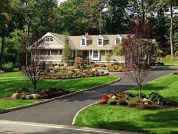 This is the public area of your home and is what everyone sees. Best Ideas Circular Driveway Landscaping Big Half Circle Driveway Landscape Driveway Entrance Landscaping Residential Landscaping Residential Landscape Design