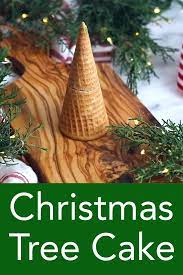 Christmas Tree Cake Video Christmas Desserts Tree Cakes Christmas Snacks