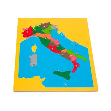 Zwei der 20 regionen italiens sind inseln. Italien Ubersicht Uber Die Einzelnen Regionen Italiens Puzzlekarte 57 X 44 5 Cm