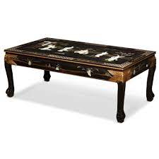 Chinese oriental black lacquer coffee table with dragon design. Oriental Style Coffee Tables China Furniture Online