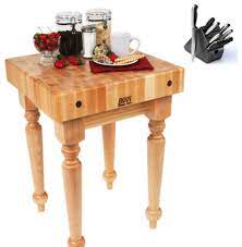 And with bases available in a wide range of paint or stain colors. John Boos Butcher Block 24x24 Table Henckels 13 Piece Knife Block Set Traditional Kitchen Islands And Kitchen Carts By The Country Butler Houzz