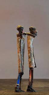 Mixed Media Metal Sculptures By Jpj Artist S Gallery Metal Art Sculpture Recycled Metal Art Metal Sculpture