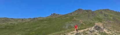 Mountain hiking trail spartly cross rough terrain. Top 10 Anchorage Hiking Trails Visit Anchorage