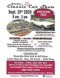 If you click the event name and then. Classic Car Show Village Of Wild Rose Waushara County Wisconsin