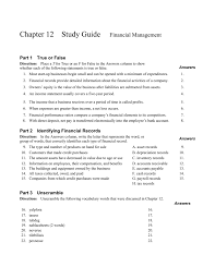 Chapter 12 Study Guide