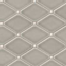 Dove Gray Diamond 8mm Mosaic Tile Diamond Tile Diamond Backsplash Ceramic Mosaic Tile