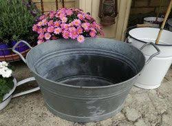 Gelt Zinkwanne Zinkbadewanne In Diversen Grossen Und Formen Zinkwanne Gartendekoration Wanne