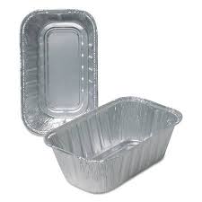 Durable Packaging Aluminum Loaf Pans 1 Lb 500 Carton Dpk500030 Size Na Silver Loaf Pan Disposable Bakeware Food Containers