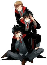Pin By Neko Akira On Harry Potter Harry Potter Anime Harry Potter Illustrations James Potter