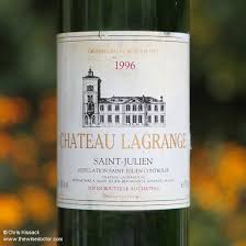 Chateau Lagrange 1996 Vignoble De Bordeaux Bouteille Sainte Julienne