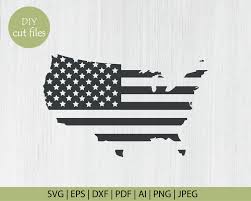 American Flag Svg Usa Map Svg Usa Flag Svg Flag Svg Etsy In 2020 Usa Map Small American Flags Usa Flag