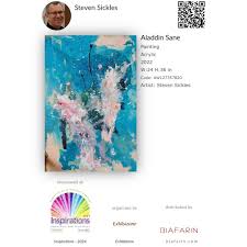 Aladdin Sane' by Steven Sickles is now being showcased at Inspirations