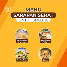 Sarapan sering kali dilewatkan oleh anak dengan alasan tidak merasa lapar, tidak punya waktu, malas bangun pagi ataupun belum ada mkanan yang siap dihidangkan. Daftar Menu Sarapan Sehat Mudah