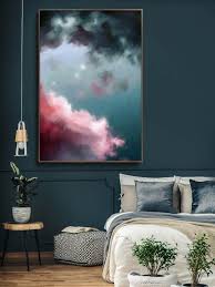 Cloud Painting Abstract Art Print Abstract Giclee Green Etsy In 2020 Modern Art Abstract Minimalist Painting Cloud Painting