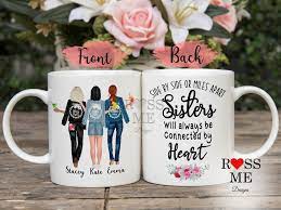 Best Sister Mug Custom 3 Sisters Tumbler Or Coffee Mug Long Etsy Sister Gifts Mugs Etsy
