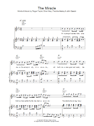 The Miracle Sheet Music Queen Piano Vocal Guitar