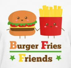 Meilleur Amitie Entre Hamburger Et Frites Bff Bff Hamburger Et Frites Meilleure Amitie